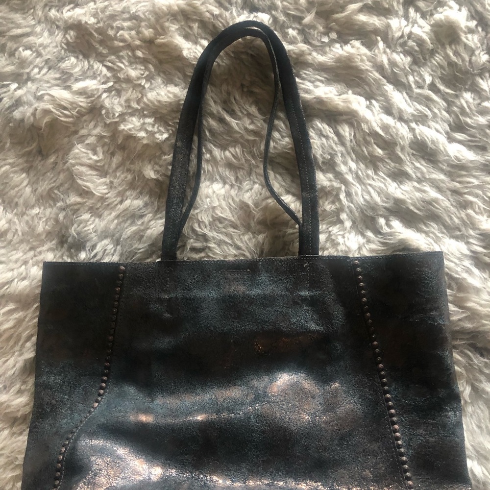 Streets Ahead leather tote bag